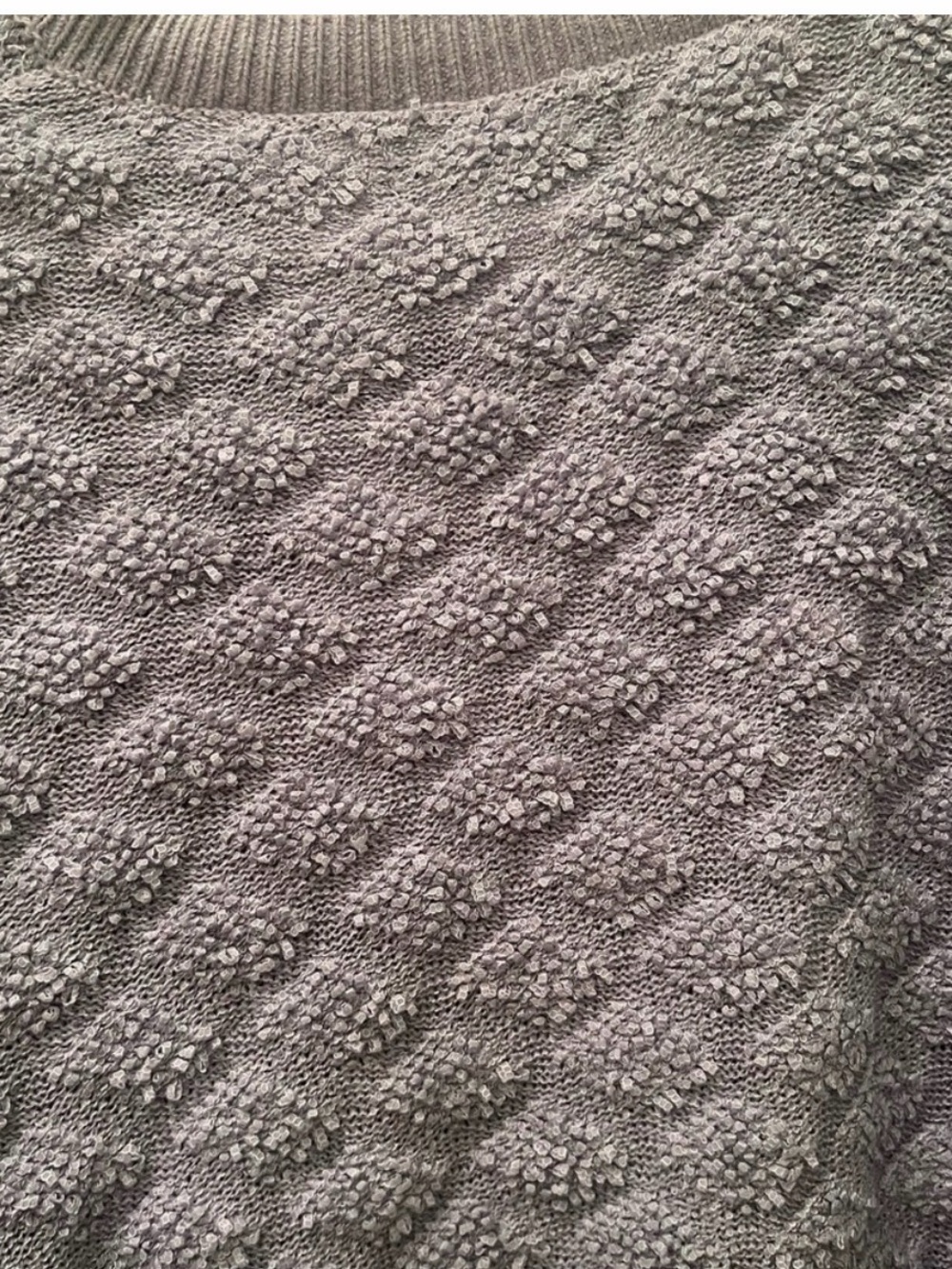 Mango Textured Button-Front Cardigan in Light Blue - Picture 3 of 5